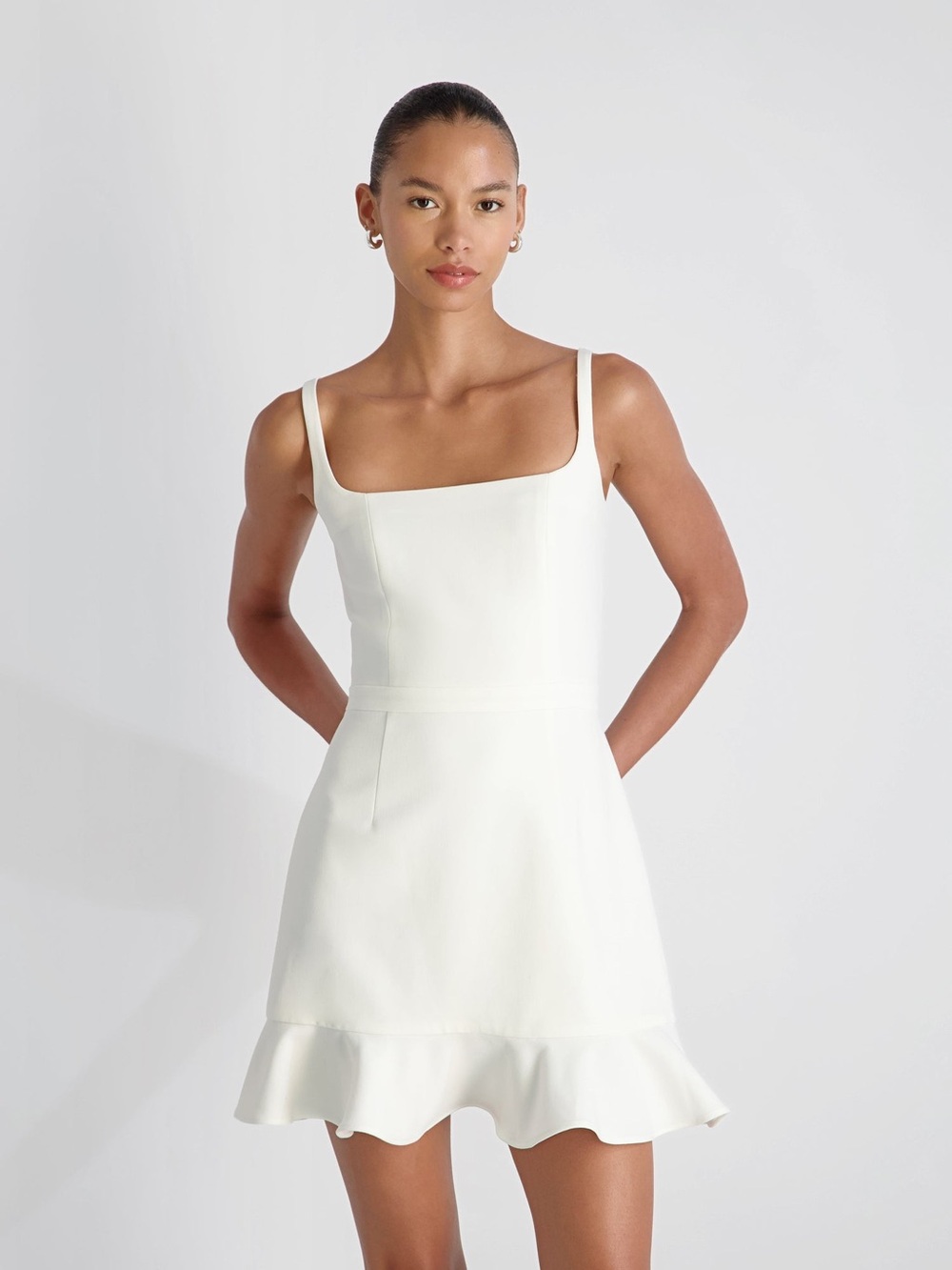French Connection Mini Dress with Ruffle Hem